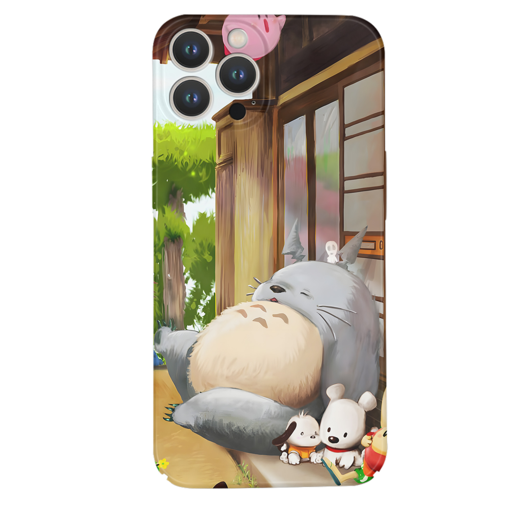 （画像用） となりのトトロ 草壁メイ 草壁サツキ My Neighbor Totoro Satsuki Kusakabe Mei Kusakabe 【iPhone 14シリーズ対応】ハードケース
